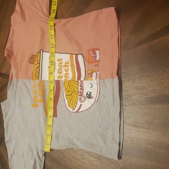 Kids' Instant Lunch Graphic Tee - Gray and Pink Girls Size 7/8 Ramen Noodles - Picture 13 of 13